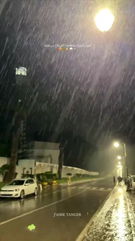 أجواء شتوية ممتعة هذا الصباح من طنجة😍🌴🕌🌧️✨