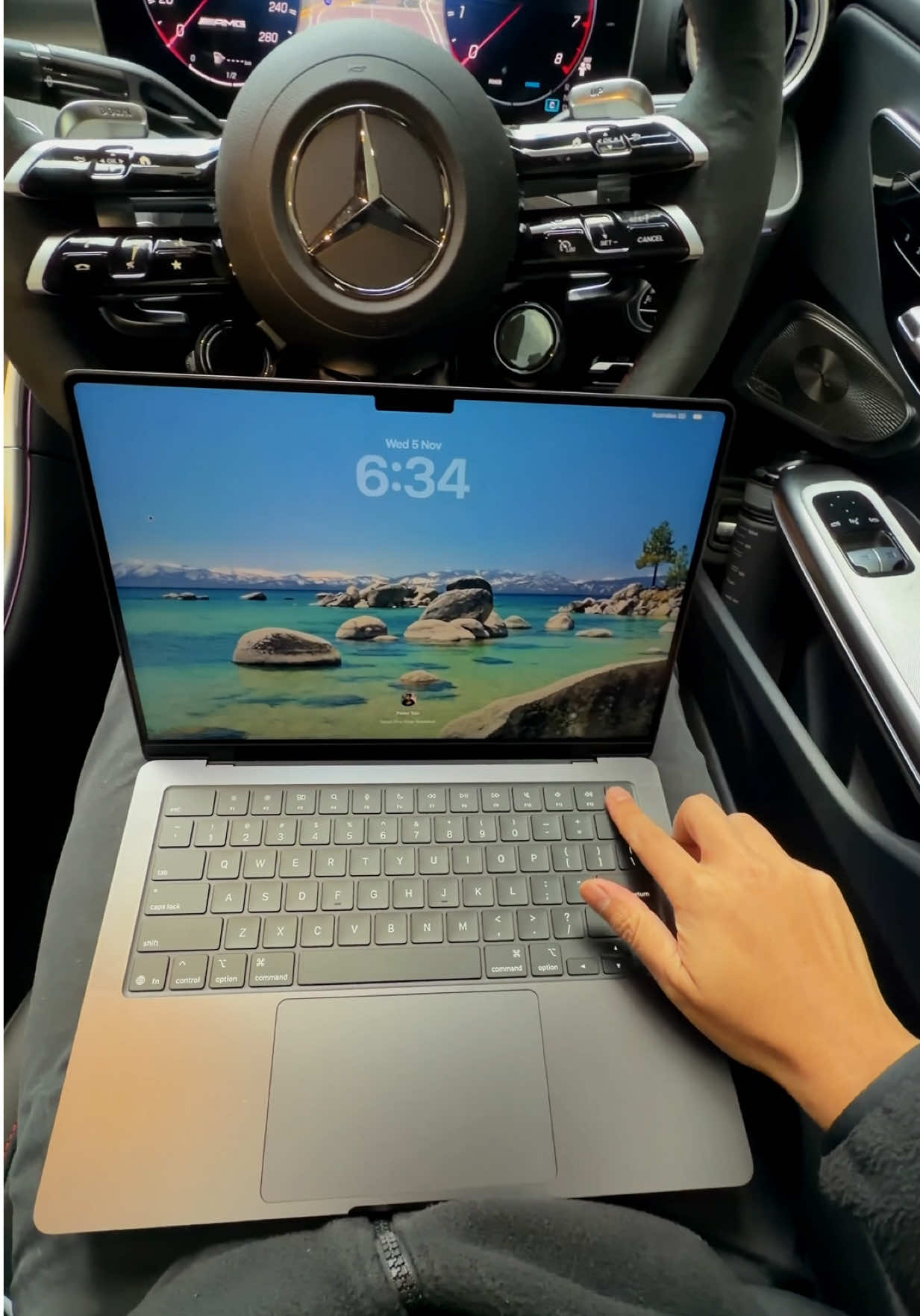 Luckily the new MacBook Pro with the M5 chip got me editing fast, and the Apple Vision Pro with M5 chip keeps me in my zone… well, until this @Tom Quan shows up 😅 #applevisionpro #macbookpro #shotoniphone 