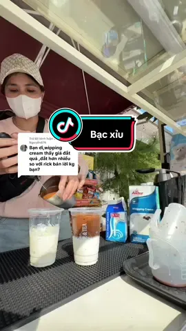 Trả lời @Kathy Nguyễn876 Chia sẻ cách pha Caffe bạc xỉu ly 500ml #bacxiu #congthucphache #nguyenlieuphache #caphemangdi 