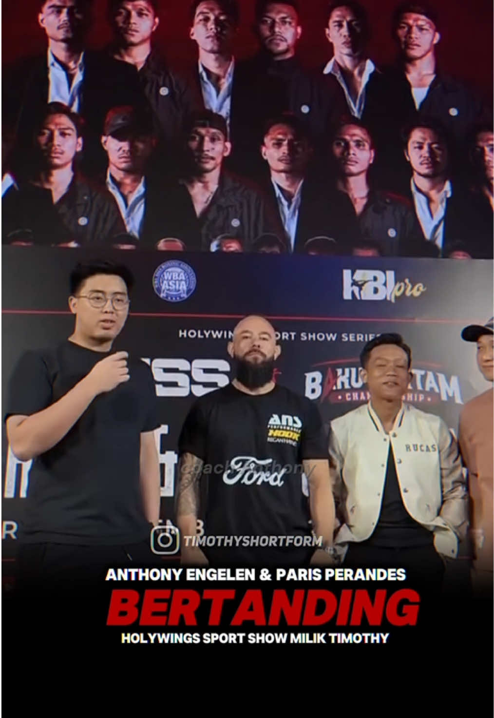 Paris Pernandes dan Coach Anthony akan bertanding di HSS milik Timothy tanggal 9 November 2025. #timothyronald #holywingssportshow #parispernandes 