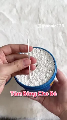 Tăm bông cho bé thiết kế 2 đầu #giadungtienich #thuhale123 