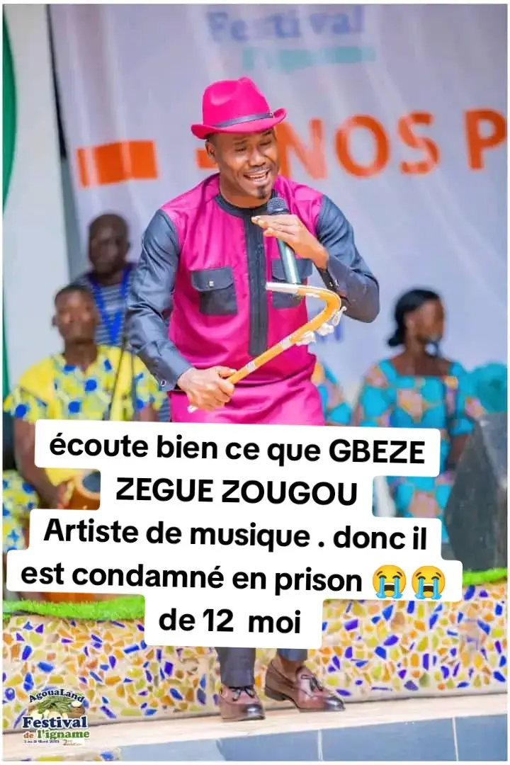 écoute bien ce que GBEZE ZEGUE ZOUGOU Artiste de musique . donc il est condamné en prison 😭😭 de 12  moi #creatorsearchinsights #tiktokbeninois🇧🇯🥰❤️🦋🎊🎉 #videoviral😁🤩🤩 