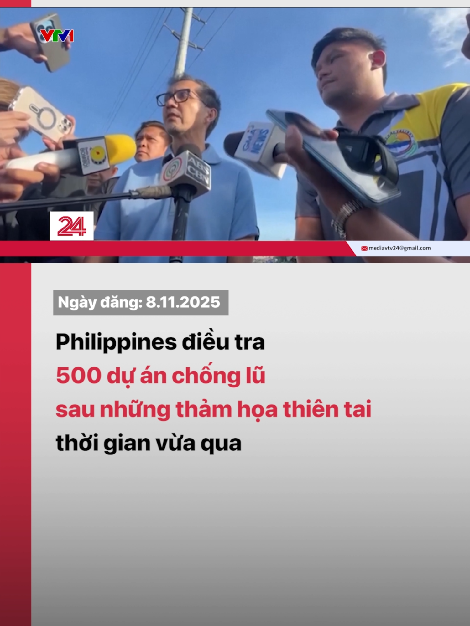 Gần 190 người đã thiệt mạng do bão Kalmaegi ở Philippines, khiến đây trở thành một trong những thảm họa thiên tai thảm khốc nhất tại nước này. Sau cơn bão, tổng thống Philippines đã kêu gọi điều tra hàng trăm dự án kiểm soát lũ tại tỉnh Cebu, nơi chịu thiệt hại nặng nhất.#vtv24 #tiktoknews #vtvdigitlal