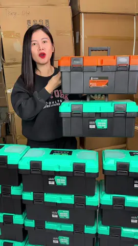 Hộp đựng công cụ đồ nghề nhựa dày cao cấp, kích thước 45x23x20cm #hopdungdonghe #thungdungdo #xuhuong #review 