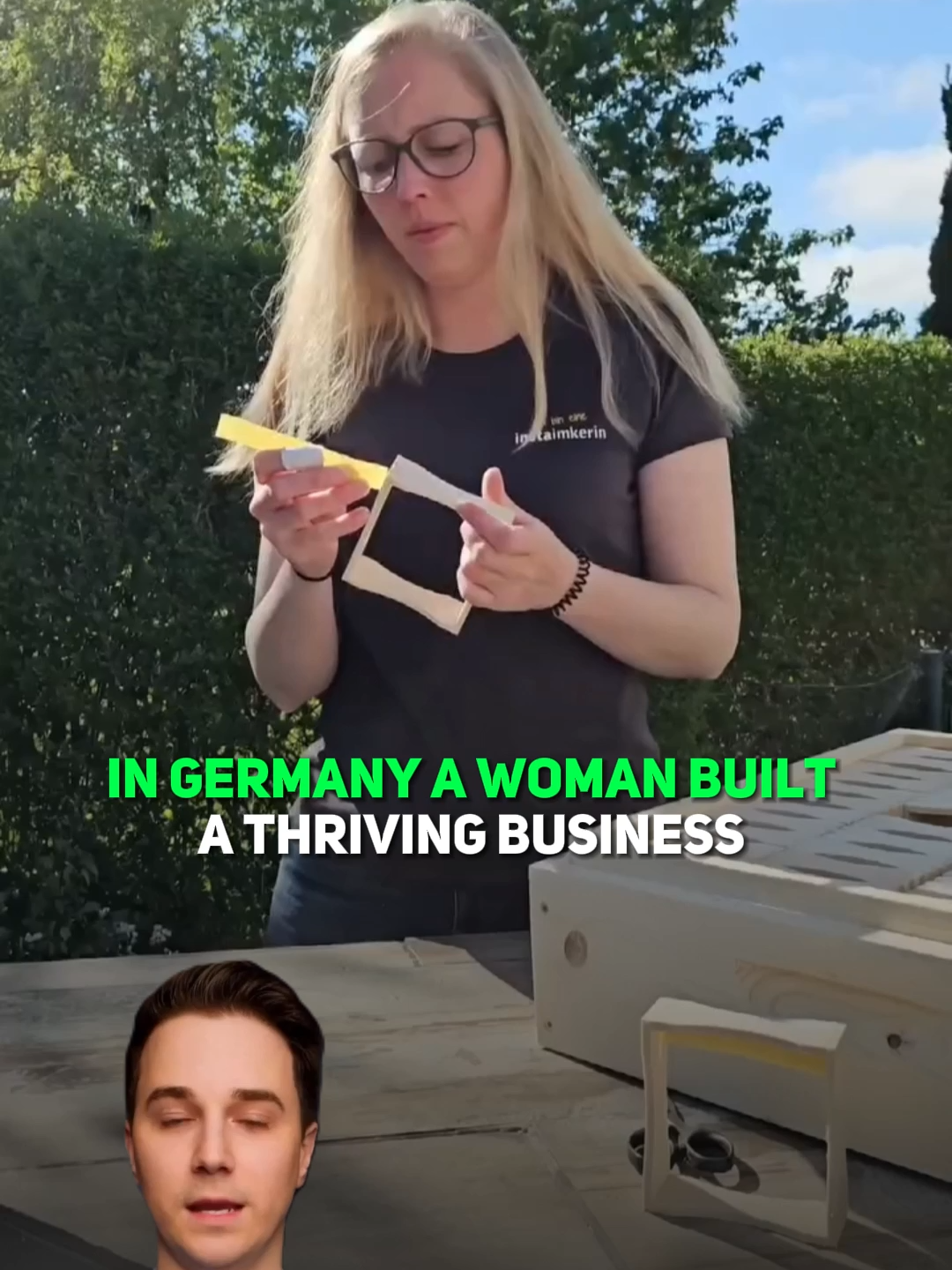 A girl from Germany has turned an apiary in a palace into a profitable business