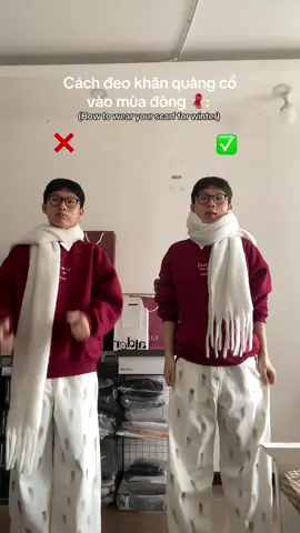 Thêm 1 tip thắt khăn đơn giản nè🧣#viral #xh #fyp #foryoupage #OOTD