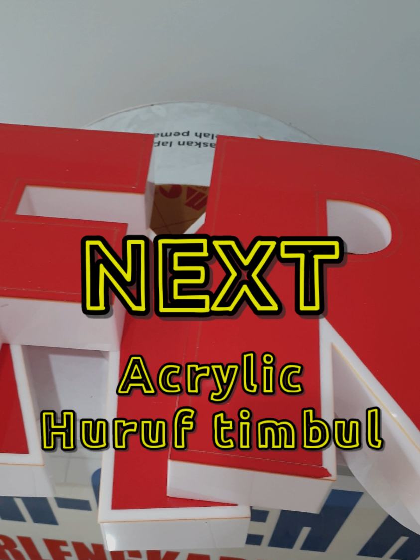 #acrylic #huruftimbul #neonbox #wonosobo 