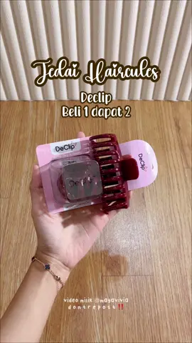 Kapan lagi Jedai Haircules Declip beli 1 dapat 2 #jedai #jedairambut #jedaihaircules #jedaideclip #jedaiviral 
