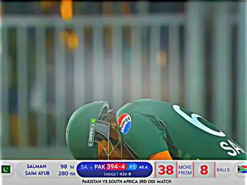 PAKISTAN VS SOUTH AFRICA 3RD ODI MATCH LAST OVER FULL DARAMA 38 RUNS NEEDS IN 8 BALLS__//__ SAIM AYUB 302 RUNS IN 161 BALLS 😲🥵😲 PAKISTAN VS SOUTH AFRICA 3RD ODI MATCH HIGHLIGHTS 🔥🔥__//______😍😵🔥🎧#growmyaccount #cricketlover #highlights #foryou #fyp 