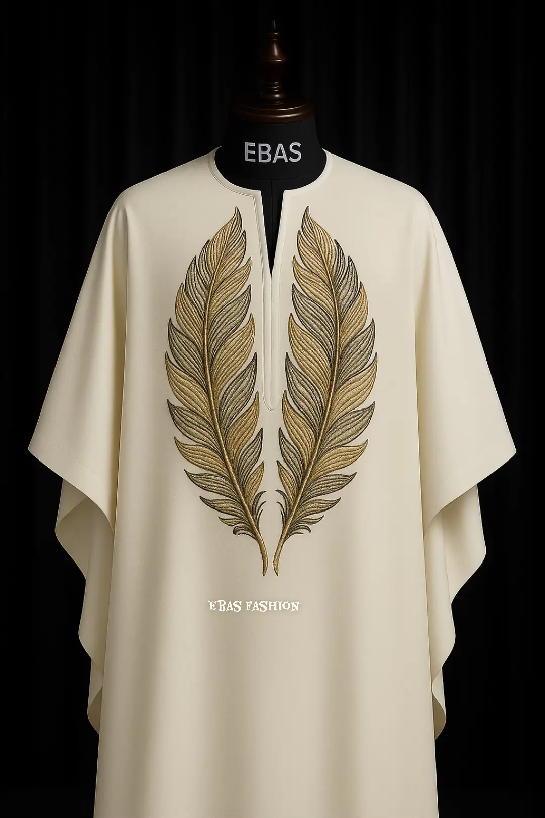 The Feather of Honor A symbol of grace, wisdom, and quiet strength. Every stitch tells a story of dignity — for the man whose presence speaks before his words do. #EbasFashion #TheFeatherOfHonor  #Menswear #agbada #fyppppppppppppppppppppppp 