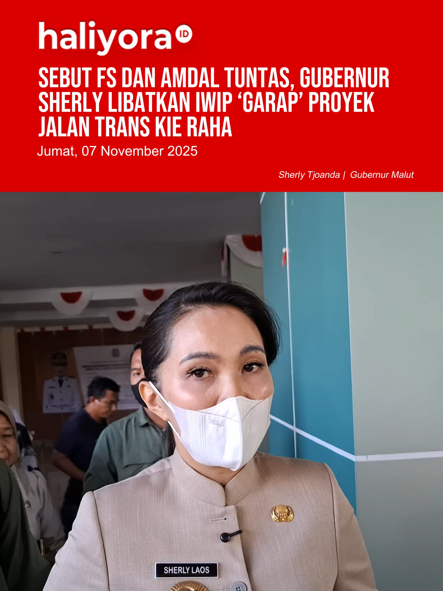 Lihat Berita selengkapnya : https://haliyora.id/2025/11/07/sebut-fs-dan-amdal-tuntas-gubernur-sherly-libatkan-iwip-garap-proyek-jalan-trans-kie-raha/ #Infoterkini  #fyppppppppppppppppppppppp  #fypシ゚viral🖤tiktok  #Malukuutara  #Jalantranskieraha