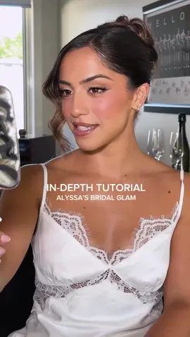 In-depth tutorial on Alyssa’s bridal glam 🤍 drop any questions in the comments. @embryolisseau Lait Creme  @diorbeauty face and body foundation  @narsissist natural radiant long wear foundation  @morphebrushes luminous mist @bobbibrownanz black ink gel liner @makeupbymario master mattes palette @maccosmeticsanz mineralize powders in medium golden and dark golden @natashadenona high glam concealer @taniellejai caramel latte cream bronzer  @nudestix sunkissed pink cream blush  @fentybeauty caramel cutie bronzer  @lauramercier Bellini blush  @lauramercier translucent powder  @anastasiabeverlyhills deep taupe lip liner  @maccosmeticsanz honey love lipstick  @maybelline moon and stone lip glosses  #bridalmakeuptutorial #makeuptutorial #softglamtutorial #bridalmakeup 