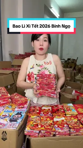 Bao Lì Xì Tết 2026 Bính Ngọ Hình Truyền Thống TỔNG HỢP Nhiều Mẫu Chất Đẹp #baolixi #baolixitet #baolixi2026 #tet2026 #cindythuytichcuc
