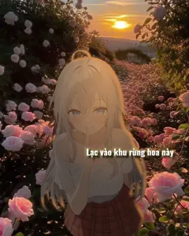 Lạc vào khu rừng hoa này ngập mùi hương người ta... #gfxanime #lyrics #anime #100k #gbao008 