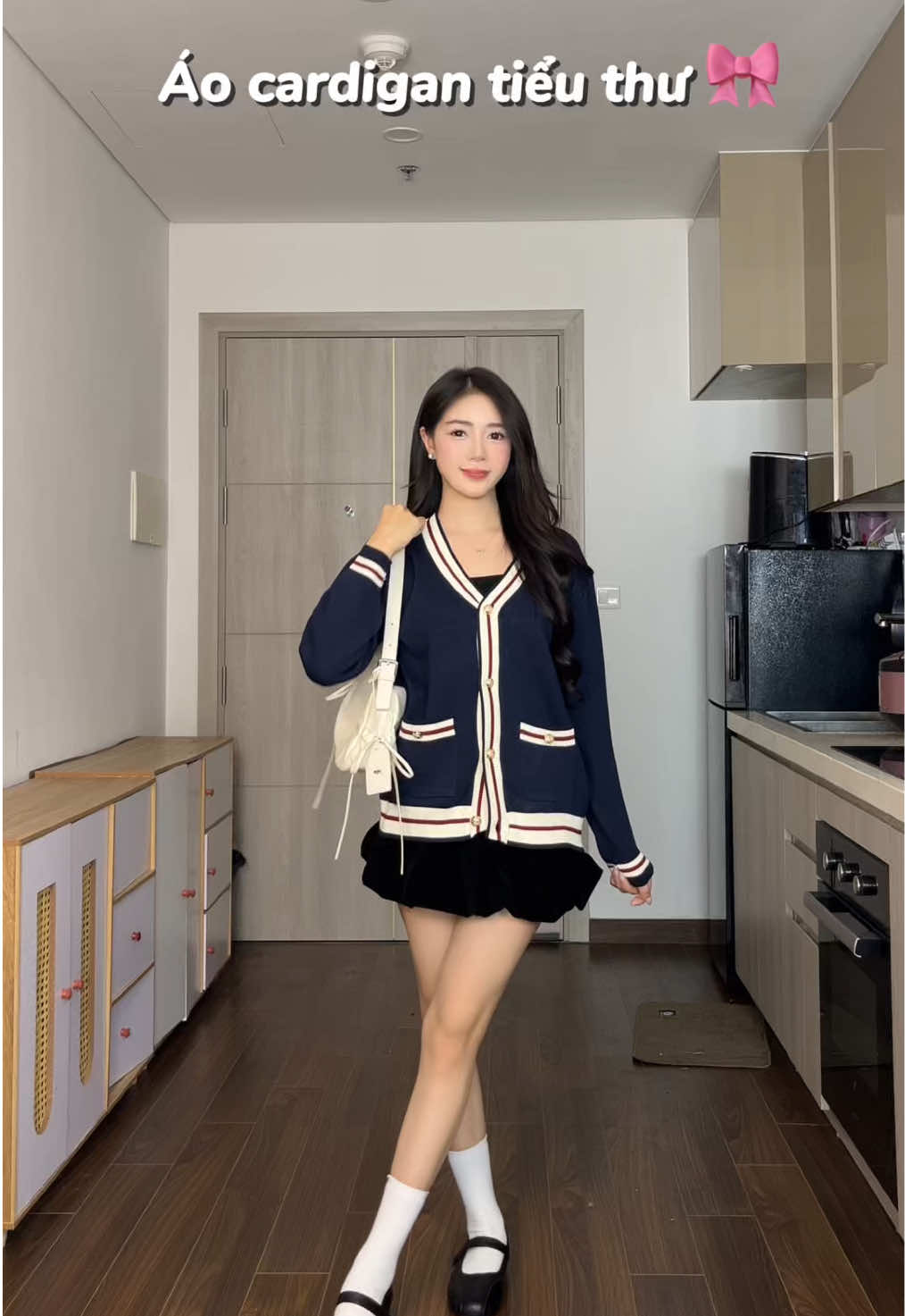 Áo cardigan xinh #outfitideas #outfitinspo #aocardigan #OOTD #winteroutfit 