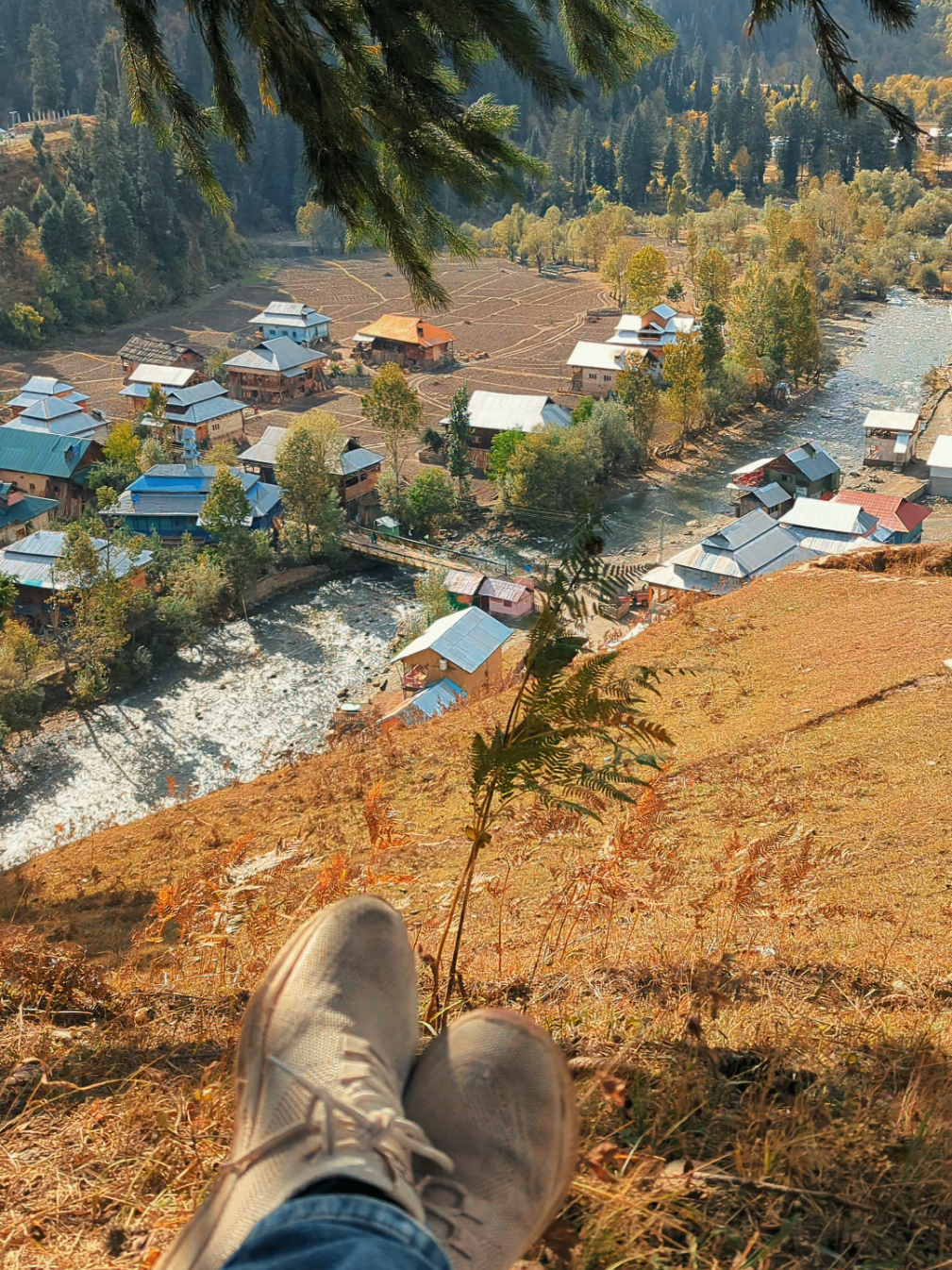 My view  📍Taobat  #view #relaxing #valley #cozy 