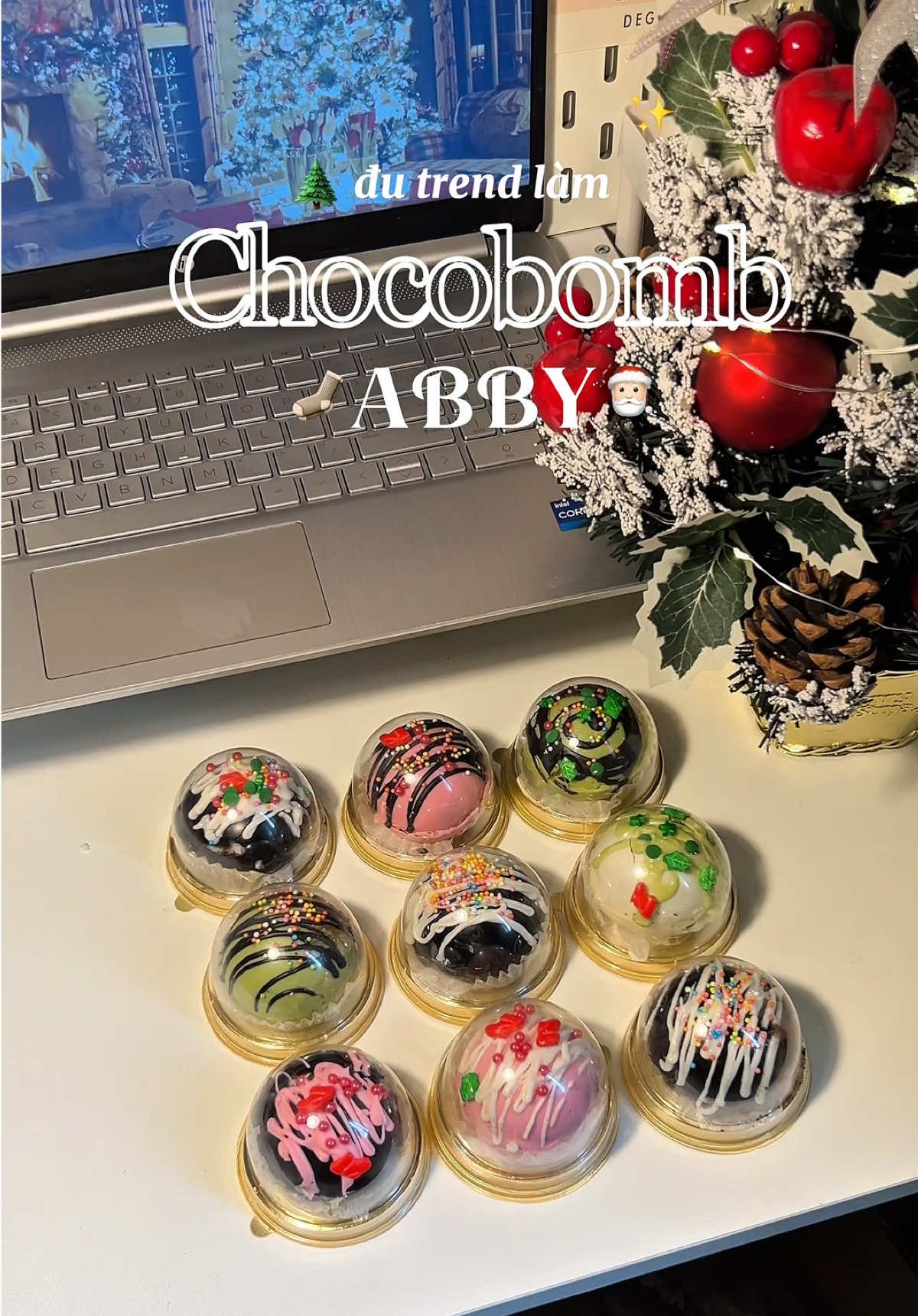 có hơn trăm 🐟 mà tui làm được tận 9 viên 😂#abby #abbydolambanh #chocobomb #setlambanh #fyp 