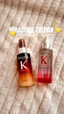 𝒦é𝓇𝒶𝓈𝓉𝒶𝓈𝑒 💛 en partenariat avec Kerastase Official  🌙 Routine de nuit = cheveux de rêve au réveil ✨ J’utilise le duo magique de @Kérastase : 💛 Genesis Serum pour fortifier le cuir chevelu 💫 Nutritive 8H Magic Night Serum pour nourrir les longueurs pendant mon sommeil. Résultat : des cheveux doux, légers et brillants dès le matin 😍 Tu fais aussi une routine capillaire avant de dormir ? 👇 #NightRoutine #KerastaseHair #HairGoals  #magicnightduo #kerastasefrnightroutine​