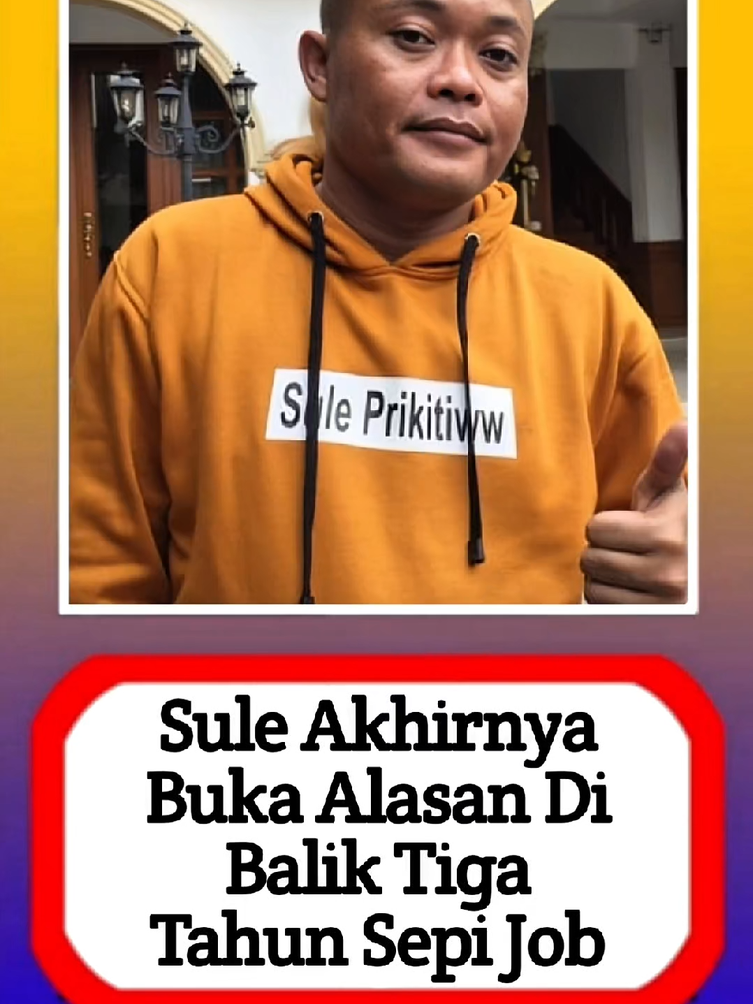 Sule akhirnya buka alasan di balik tiga tahun sepi job #alasyinews #sule