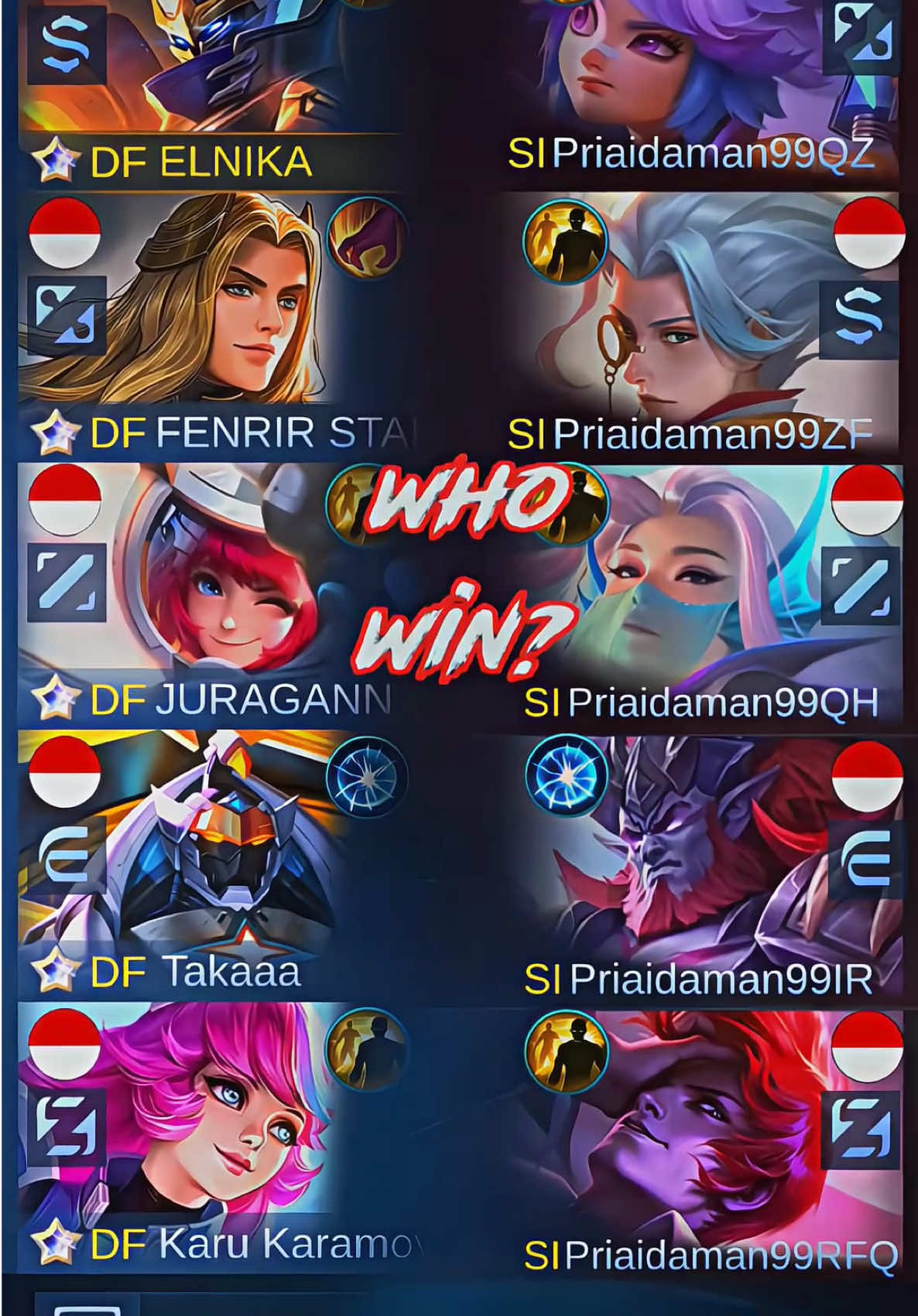 who is win ? 👀 #Nikastoreid #ERANIKA #NikaSupply #GOLDLANEVIR #ELNIKA