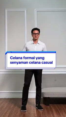 Gak cuma nyaman dipake ngantor karena celana formal, tapi juga nyaman dipake hangout😎 #Ares #celanaformal #celanapria #celanacowok #celanapanjang 