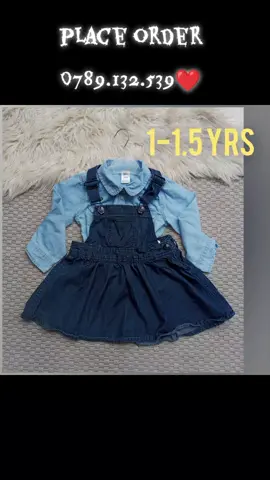 Dungaree dresses for your baby girl ❤️❤️❤️ we deliver countrywide  ft follow us at LeReign Kids Wear  #fyp  #nairobitiktokers  #thikatiktokers  #lereignkidswear  #babygirls 