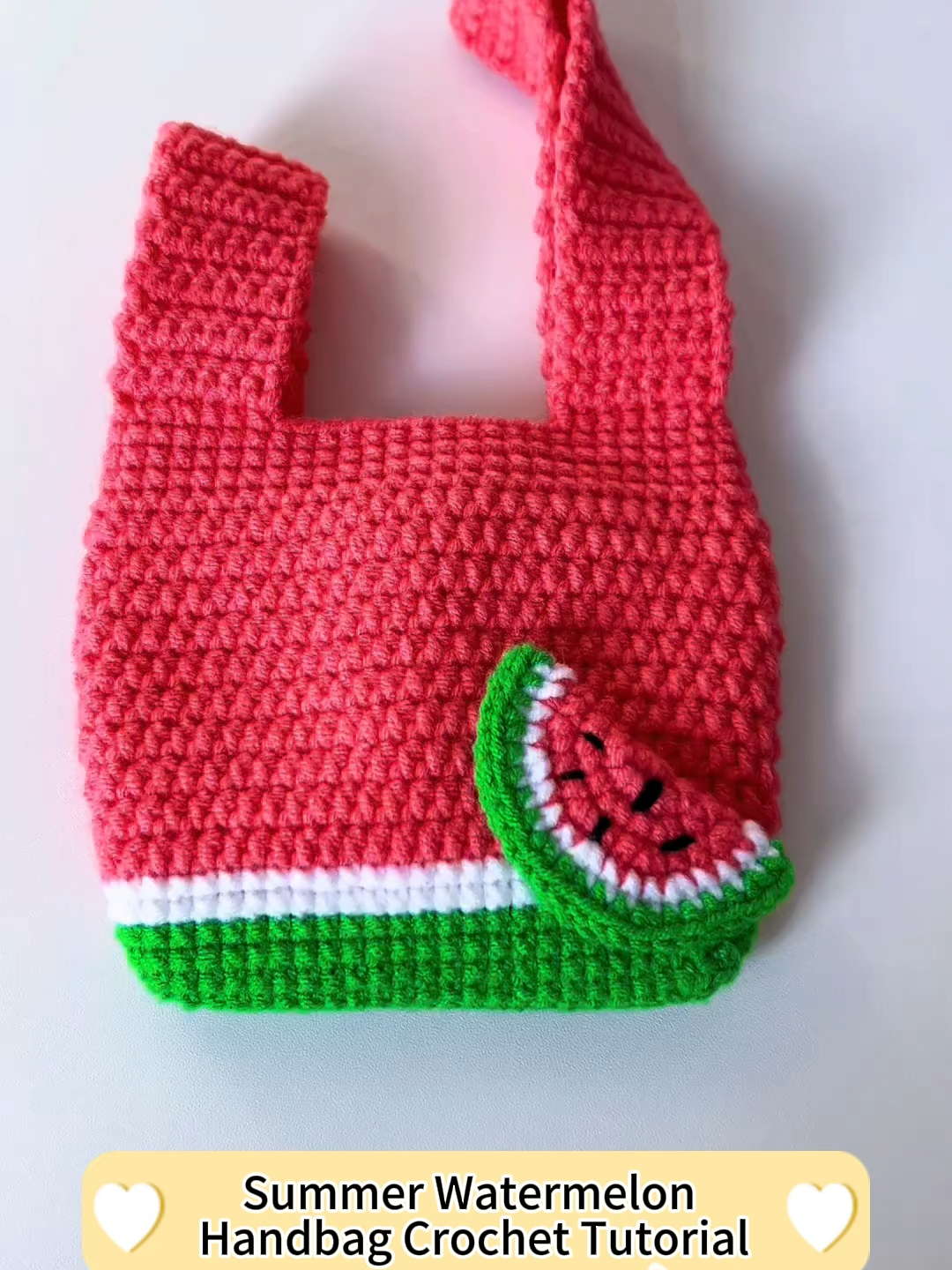 watermelon crochet handbag#anxincrochet #crocheter #crochetlife #Crochetbag#crochetcraft#crochetlife#crochettutorial#crochetlife