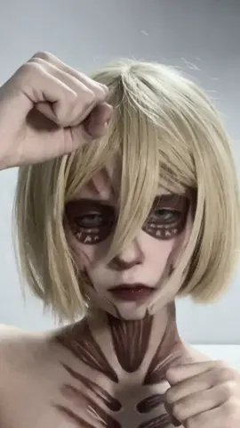 I know it's Mikasa's words hahaha #femaletitan #annieleonhart #femaletitancosplay #aotcosplay #AttackOnTitan 