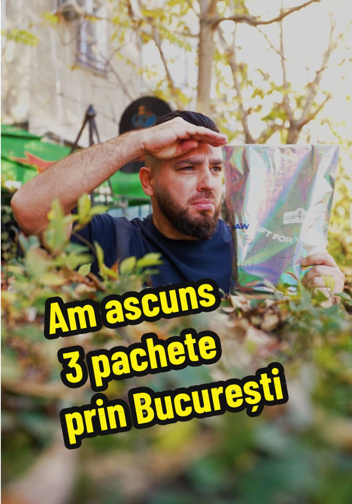 (P) Am ascuns cea mai bună hrană pentru câini în 3 locuri din București 🐶🍖 Cine ajunge primul, câștigă! 💪 #club4paws @fourpaws.ro 