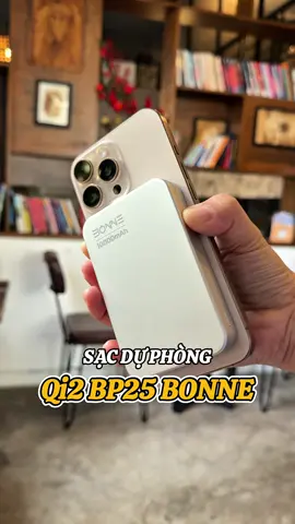 Sạc dự phòng BP25 chuẩn Qi2 Bonne, thiết kế sang trọng, sạc nhanh và an toàn cho máy #sacduphong #bonne #shoputni #giadungtienich 