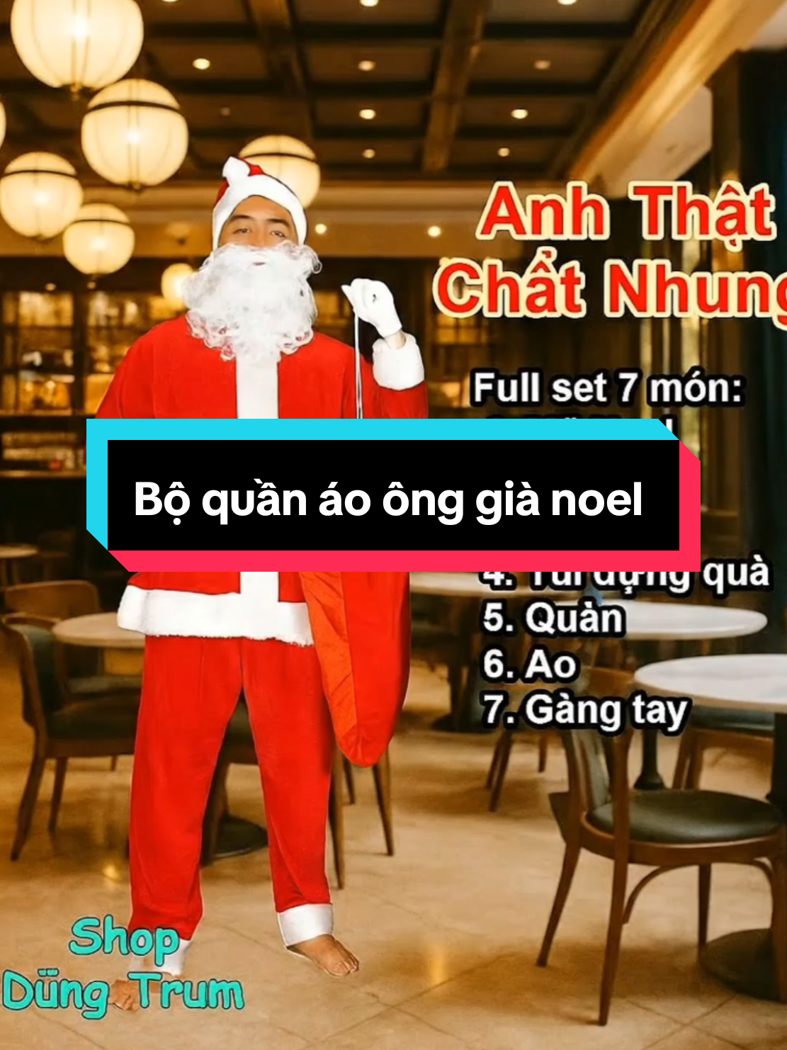 Bộ ông già Noel cho Giáng sinh này #xuhuongtiktok #xuhuong #noel #onggianoel #quanaonoel 