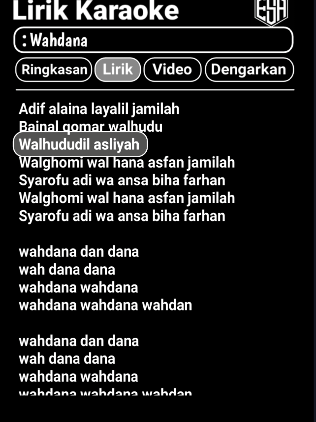 bagian:12 | masih apal gak nih😁🎼🎧#karaoke #liriksholawat #wahdana #liriklagu #fyp 
