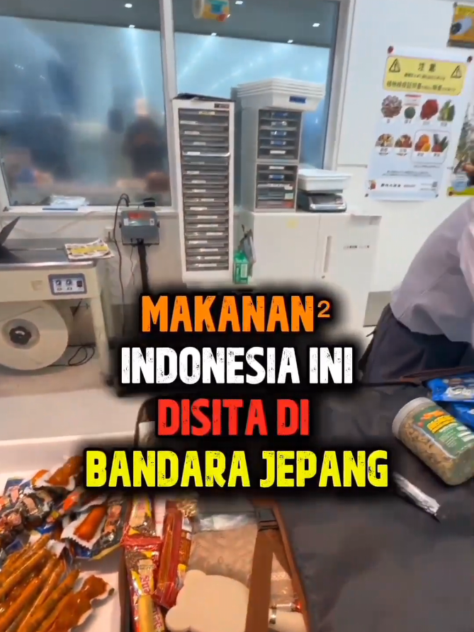 NYESEK!! Pihak Bandara Jepang Menyita Makanan² Indonesia Ini #shorts 