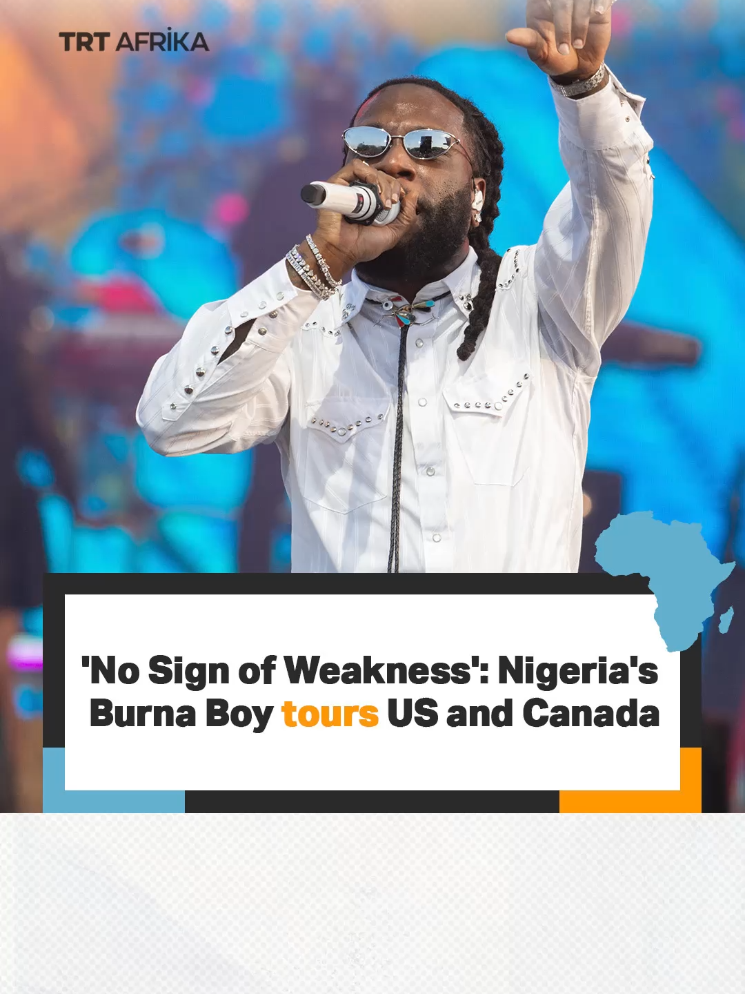 Nigerian music superstar Burna Boy promises to mesmerise fans during his upcoming tour of North America. Burna Boy, one of Africa's top musicians, is expected to perform in more than a dozen cities across the US and Canada. #africantiktok #afrobeats