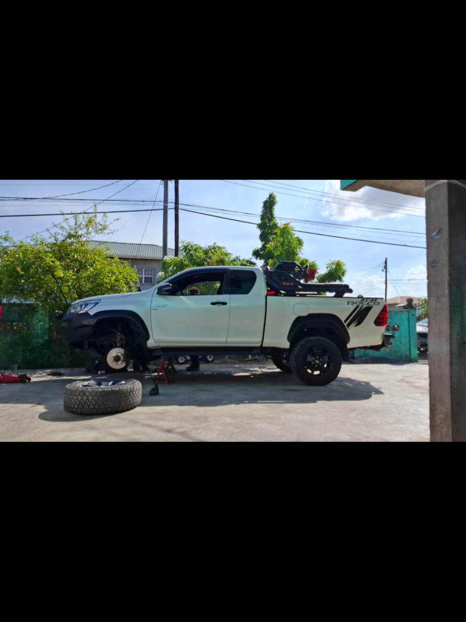 2018 Toyota Hilux Revo Brake Repair Job. *Replaced Front Disc Rotors.  *Replaced Front Brake Pads.  *Clean & Serviced Rear Brakes.  *Rebuild Driver Side Brake Caliper.  *Flush & Bleed Brake System.  To schedule your appointments to have your repairs done, contact us via WhatsApp on 616-4590.  Here @DannysMechanicalServices We Give Your Car The Care It Deserves!