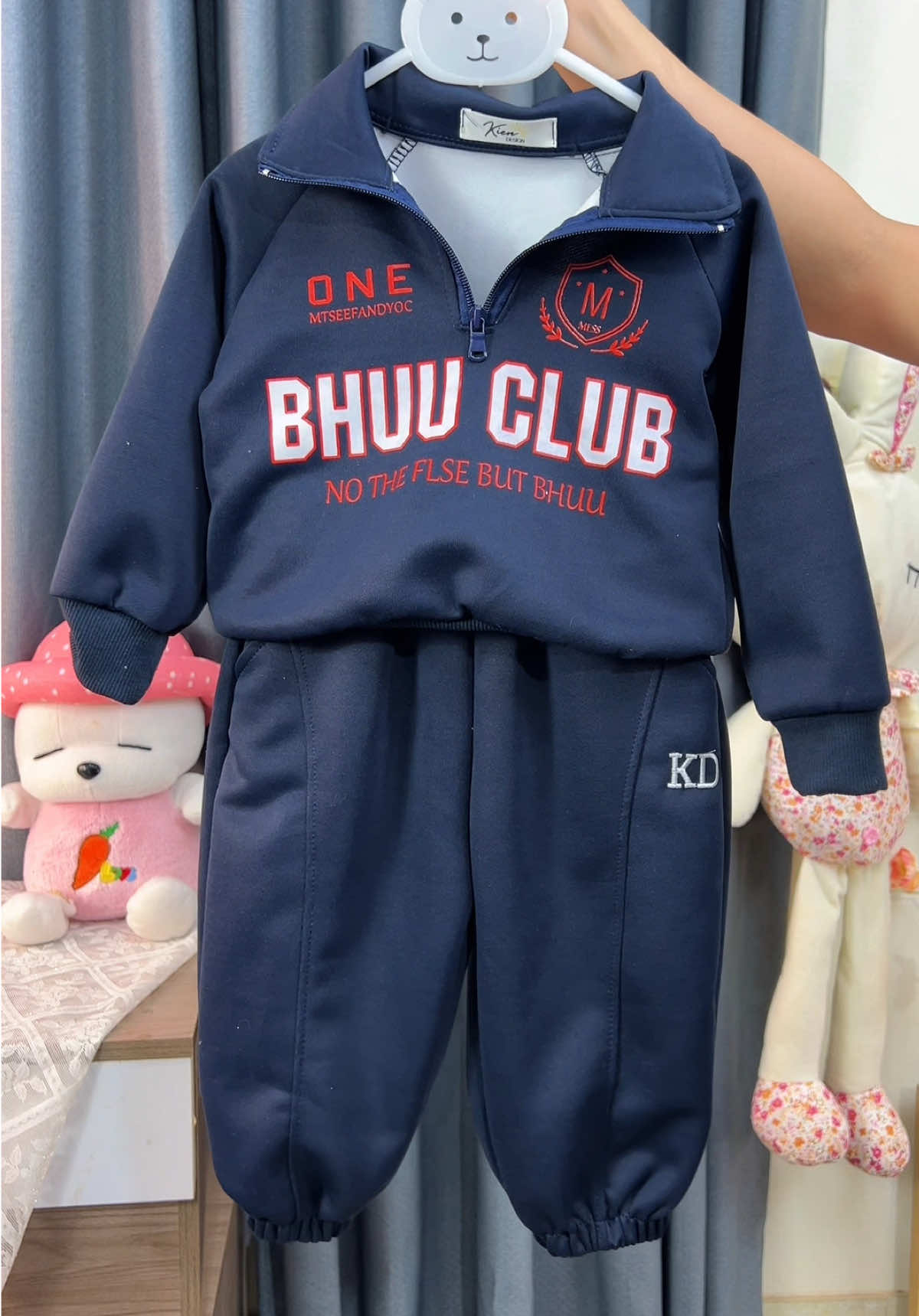 [Kiến Design] Set nỉ khóa cho #quynhanhkids2 #xuhuong #bonibetrai #bonibegai #bodaitaychobe 