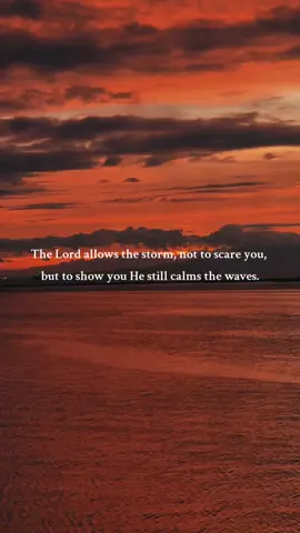 Even the waves know HIS voice. #Christiantok #Jesus #fyp 