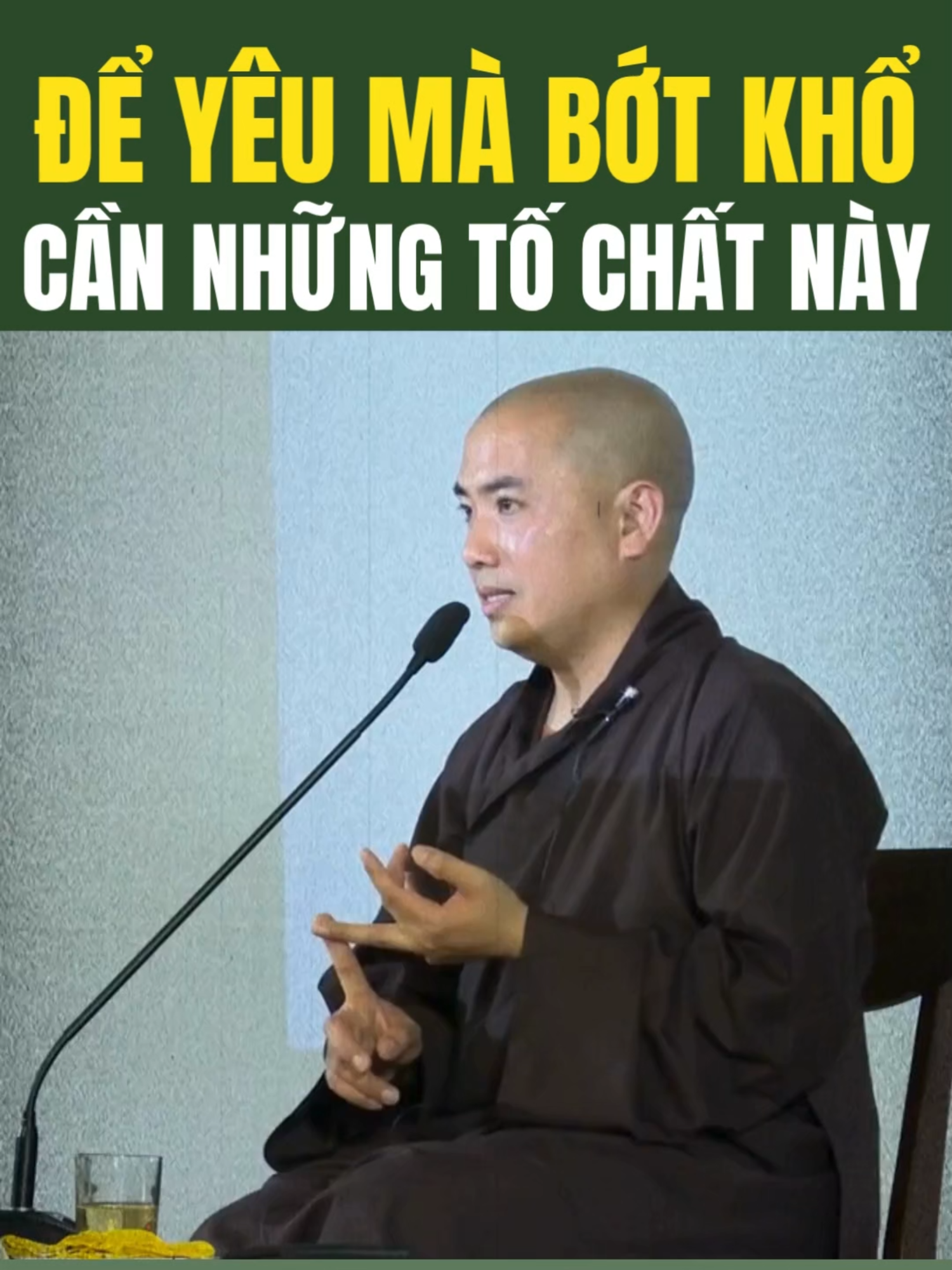 Để yêu mà bớt khổ, chúng ta cần có những tố chất này.. #hieuminhthuongnguoi #hanhphuc #yeu #thuong #yeuthuong #chualanh #minhniem #thayminhniem #tiktok #tiktokvn #tiktokviral #viral #videoviral #trend #tinhthuc