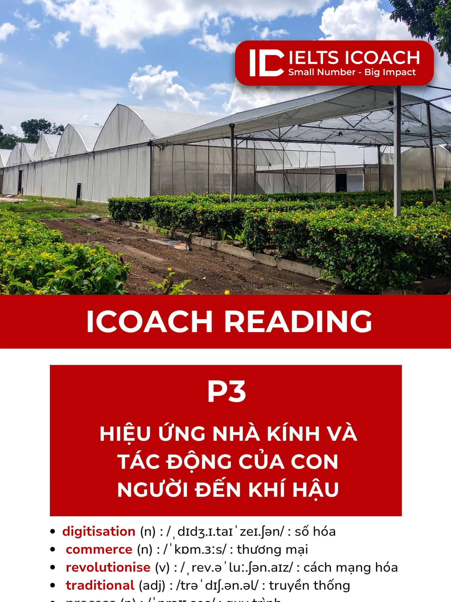 Hiệu ứng nhà kính và tác động của con người đến khí hậu (P3) #viraltiktok #LearnOnTikTok #xuhuong #IELTSCOACH #IELTSICOACH #fyppppppppppppppppppppppp #viralvideo #studywithme #foryoupage #fypage #xuhuongtiktok #podcast #english #ieltstips #trend #IELTS #listening #ieltsreading #readingchallenge #hieuungnhakinh