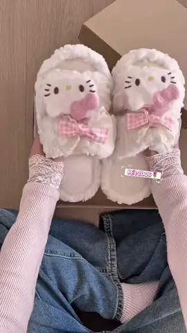 Dép Bông Lông Hello Kitty #deplong #deplongcute #deplongditrongnha #deplongquaingang #xuhuongtiktok 