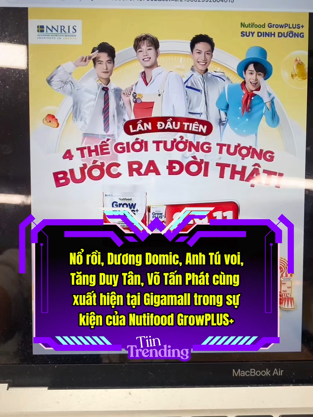 Sít rịt gì đây chài #DreamerMedia #tiintrending #NutifoodGrowPLUS #DuongDomic #TangDuyTan #AnhTuVoi #VoTanPhat