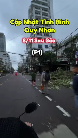 Cập Nhật Tình Hình Quy Nhơn Sau Bão (P1). Ngày 8/11