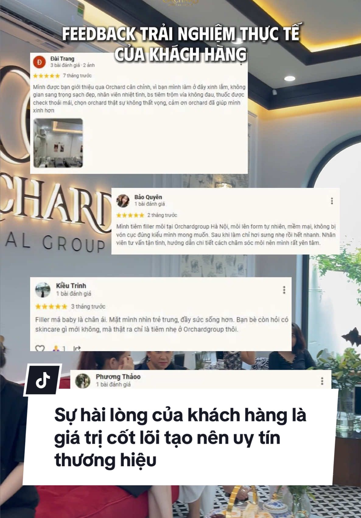 Ngàn lời quảng cáo cũng không giá trị bằng một lời chia sẻ “thật lòng” từ chính khách hàng đã trải nghiệm. Với Orchard, “Hay như quảng cáo” chỉ là ấn tượng nhất thời — còn chất lượng thật sự mới là thứ giữ chân được niềm tin, chỉ có cái tâm và sự tử tế mới đi xa và đi bền.. Dịch vụ có thể được nói hay, được làm đẹp bằng ngôn từ, nhưng nếu kết quả không xứng đáng thì giấy cũng chẳng thể bọc được lửa. Khách hàng có thể đến vì tò mò, nhưng chỉ chọn ở lại, tin tưởng gắn bó khi cảm nhận được sự tử tế, tôn trọng và chuyên môn vững chắc, chuyên nghiệp thực sự. Cảm ơn tất cả các khách hàng đã đặt trọn niềm tin, chọn gắn bó và đồng hành cùng Orchard 🥰❤️ #orchard #lamdep #cangchi #filler #botox 