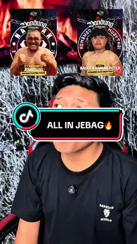 ALL IN @Jebag Lois di @bandungstriking  Sampai jumpa nanti di tanggal 9 november 🔥🔥🔥 #apidong 