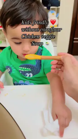 Chicken soup for kids and babies #cutebaby #babiesoftiktok #babylove #chickensoup #viral 