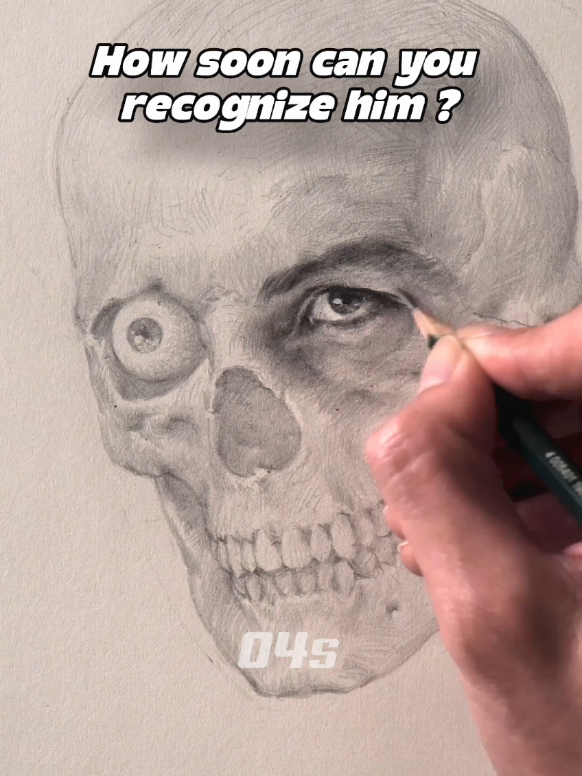 How soon can you recognize him?  #anatomydrawing #drawing #art #pencilart #drawingtutorial 