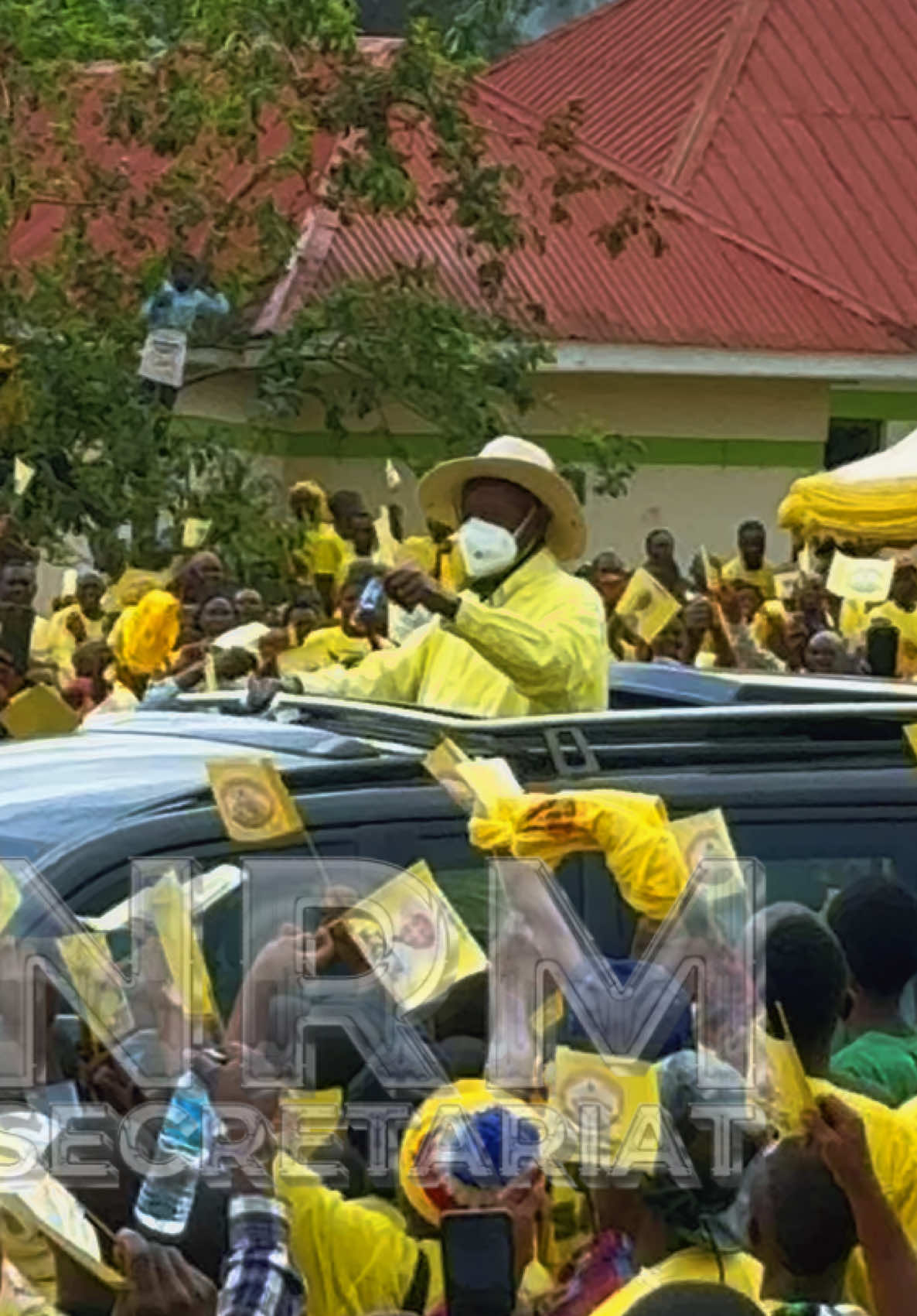 Happening Now On NRM Campaign Of H.E Yoweri Kaguta Museveni In Bududa District  #protectingthegains #fyp #wabombacolline #bricepromotionz #alienskinu