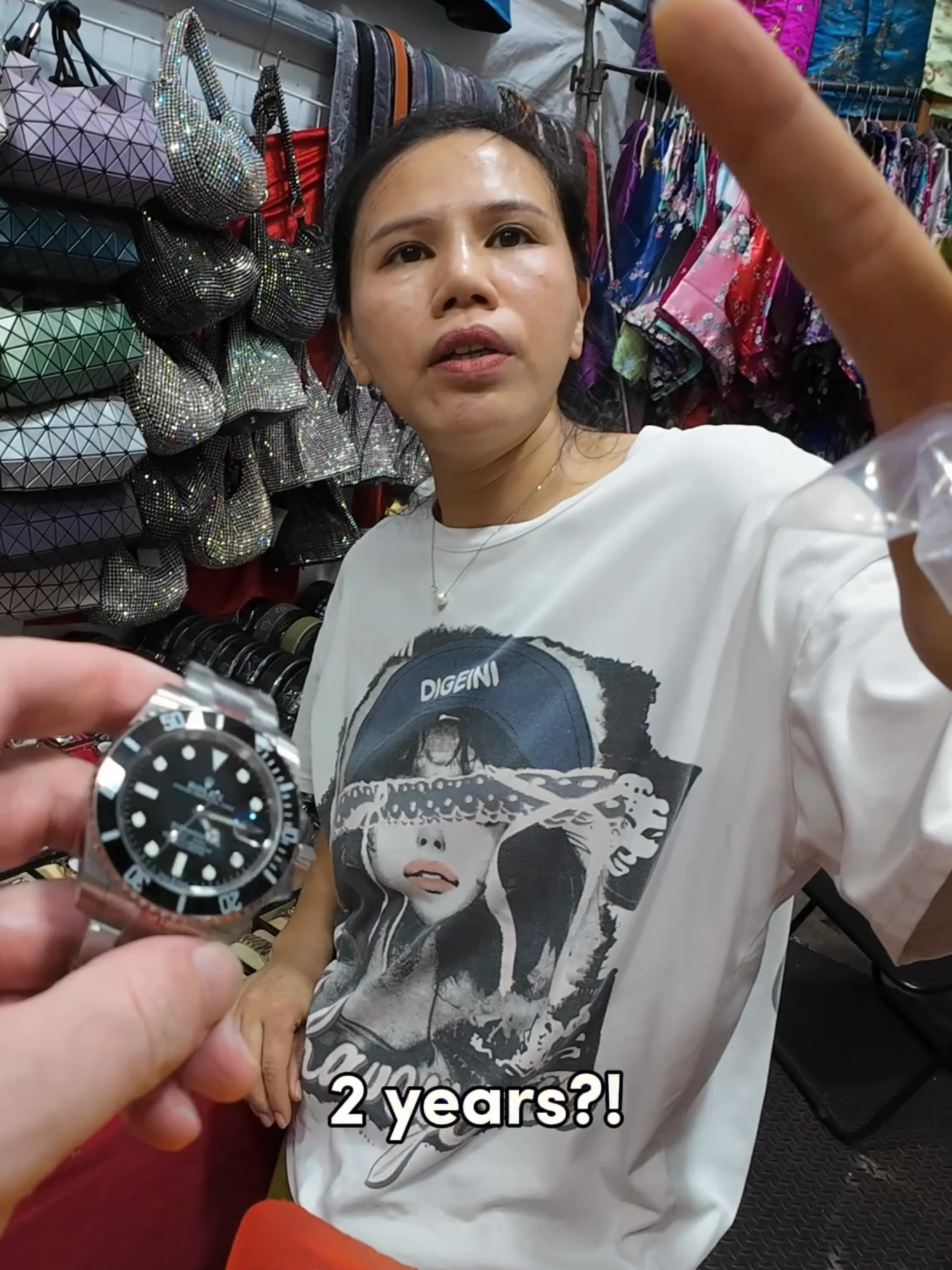 $54 Rolex in Hong Kong 🇭🇰 #travelblogger #traveltiktok #hongkong #bargainshopping