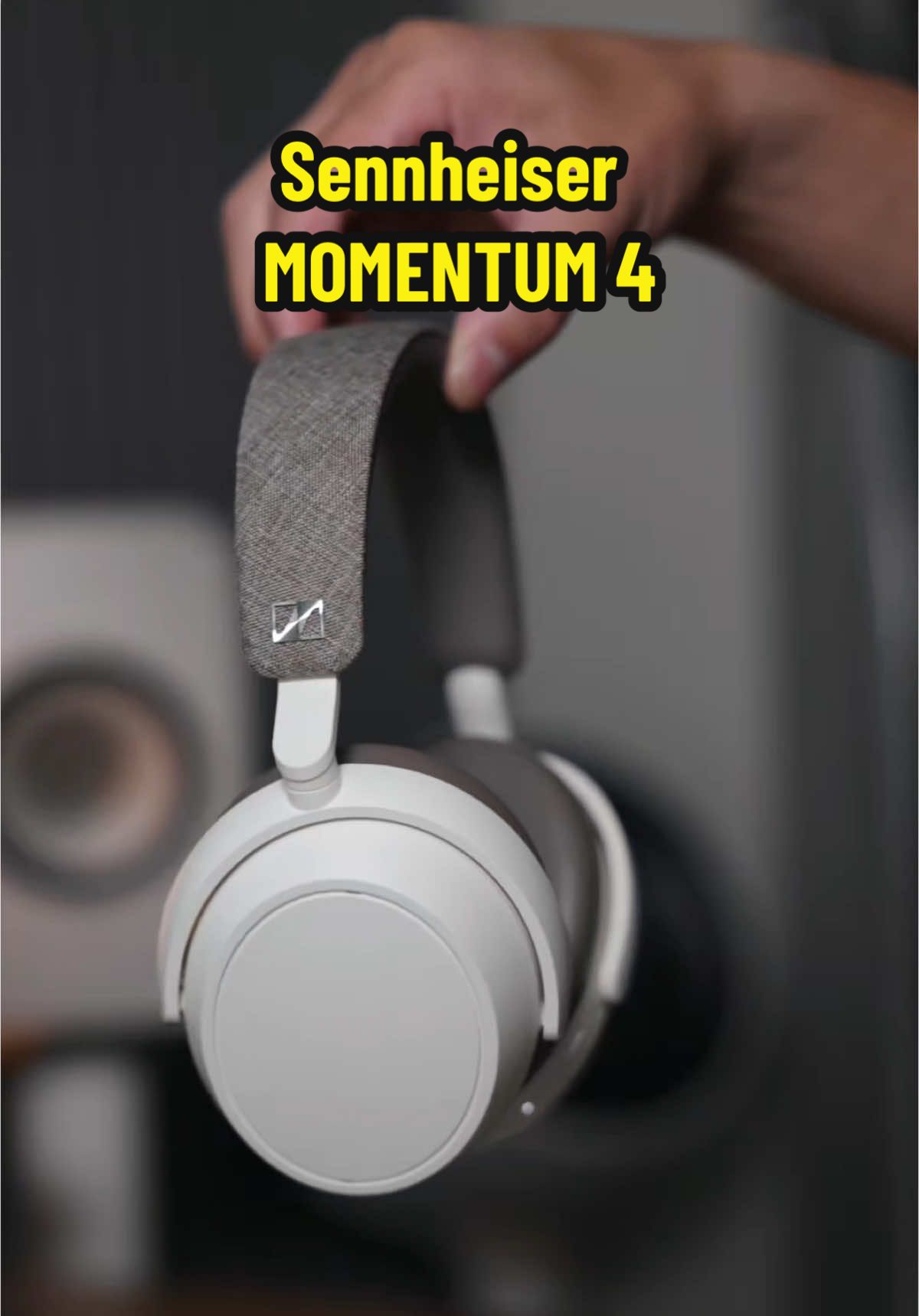 Sennheiser MOMENTUM 4 Wireless Headphones #Sennheiser #MOMENTUM4 #WirelessHeadphones #HiFiAudio #NoiseCancelling #MusicLovers #headphones 