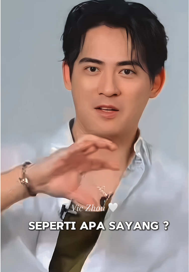 Seperti apa sayang? 😁🤭 Versi Vic Zhou 🤍 #viczhou#meteorgarden#f4 